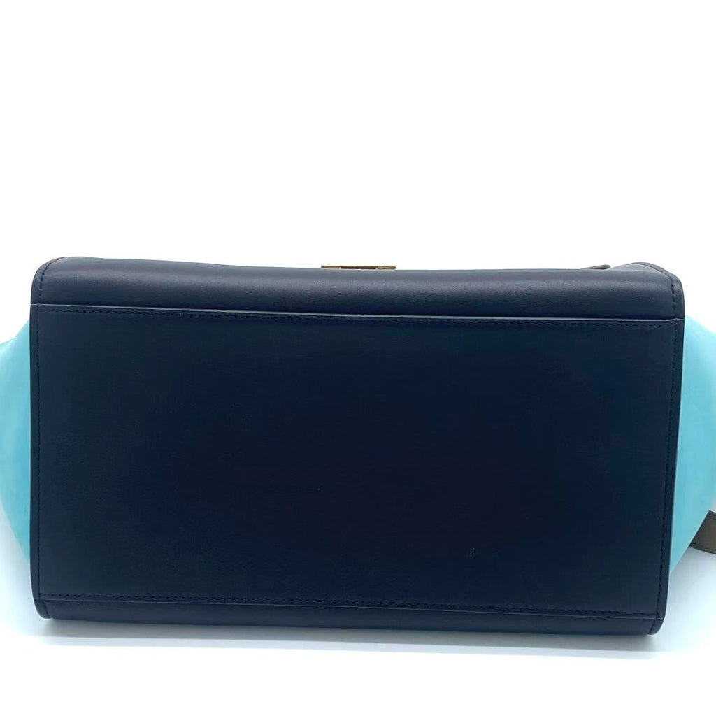 Celine Trapèze leather handbag