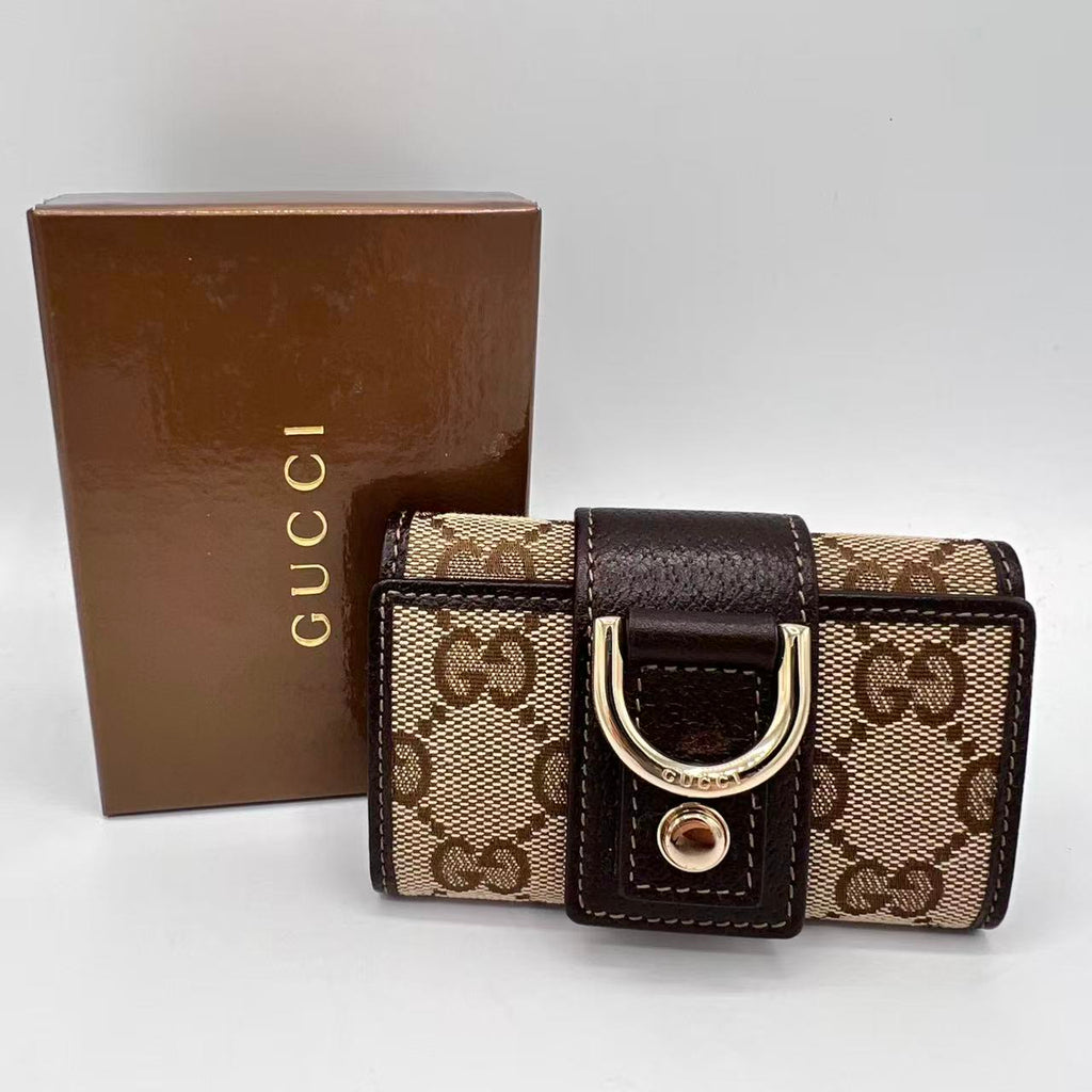 Horsebit Guccissima Canvas 6 Key Holder