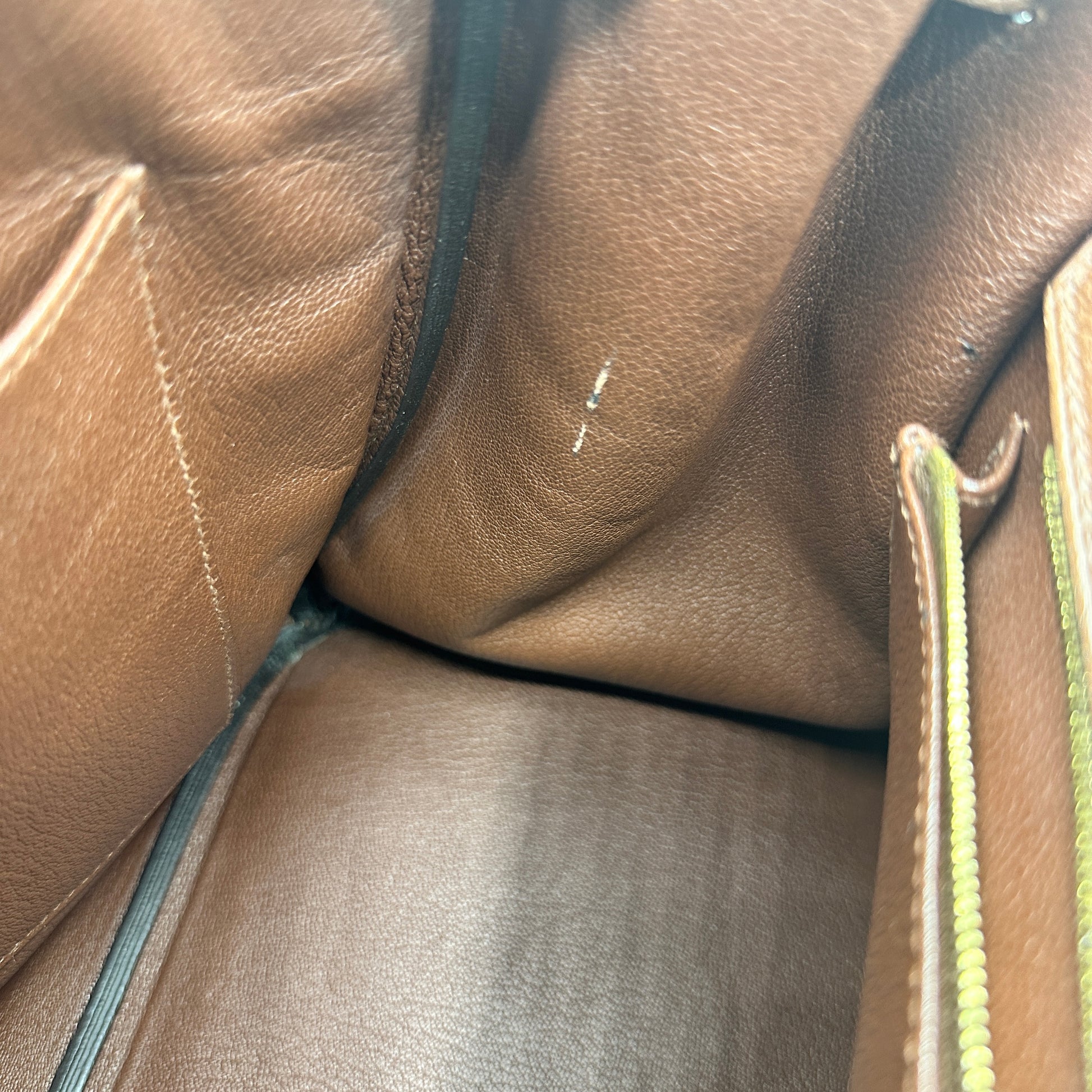 Birkin 35 En Cuero Togo Marrón Castaño