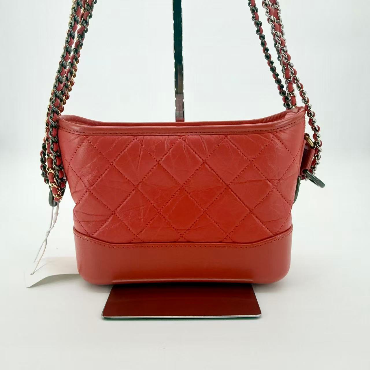 Gabrielle Hobo Quilted Aged Calfskin Small