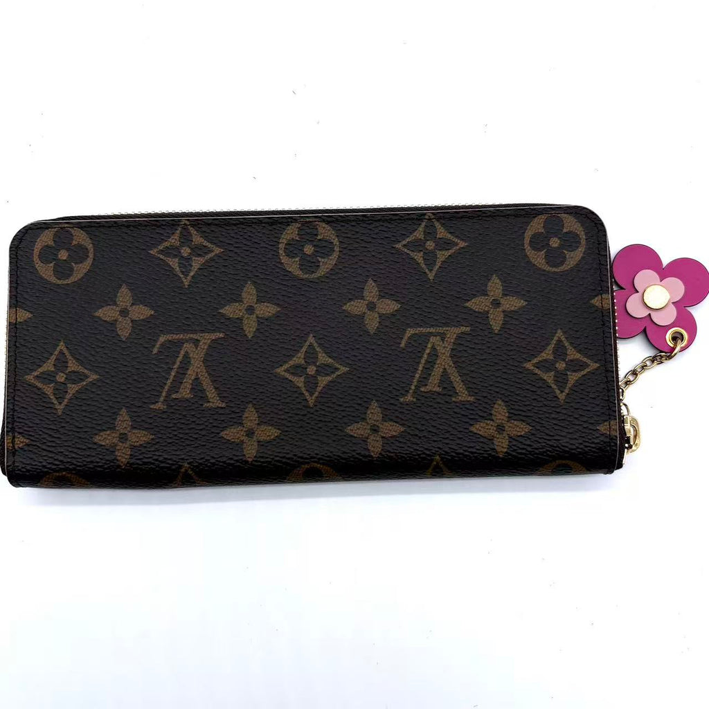 Monogram Clemence Flower Wallet