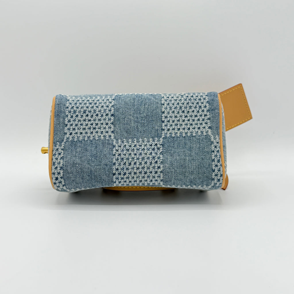 Speedy Bandouliere Bag 3D Damier Giant Denim 18