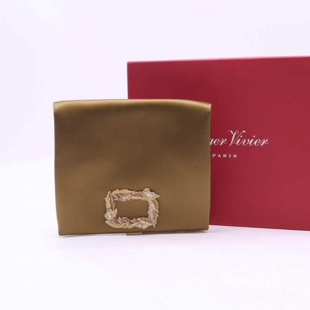 Roger Vivier Satin Clutch twins W23688