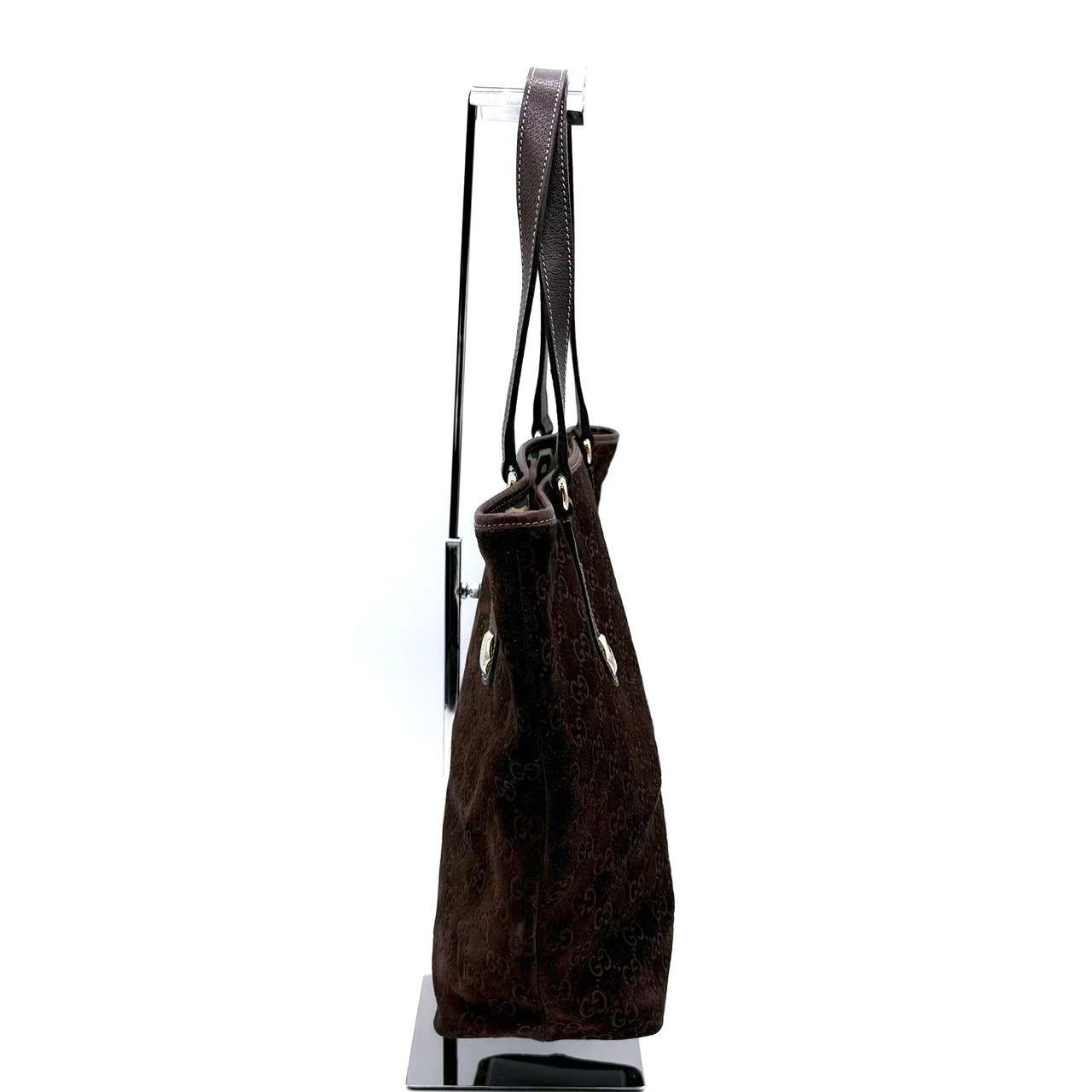 GG Suede Charmy tote bag