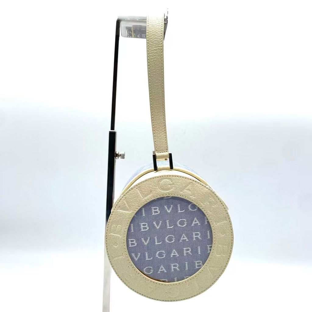 Bvlgari Canvas Shoulder Bag Vintage