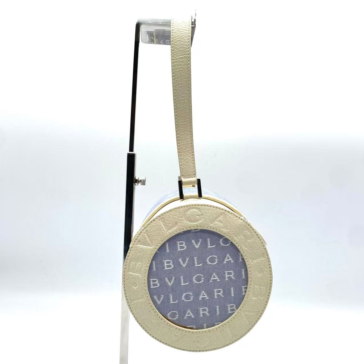 Bvlgari Canvas Shoulder Bag Vintage