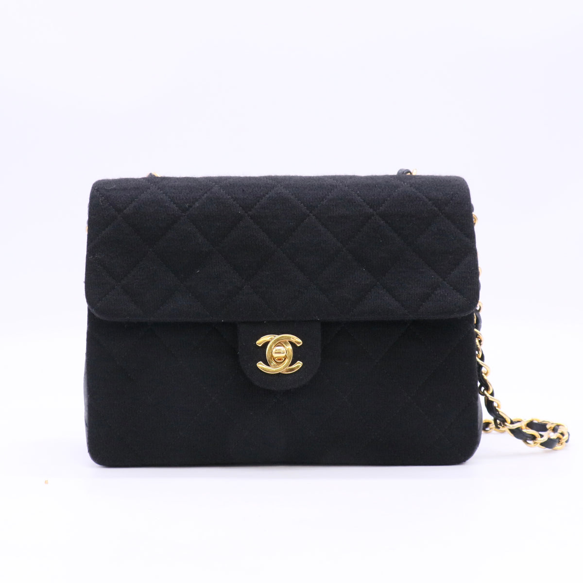 Vintage 1989-1991 mini matelassé chain shoulder bagTwins LDJ6624