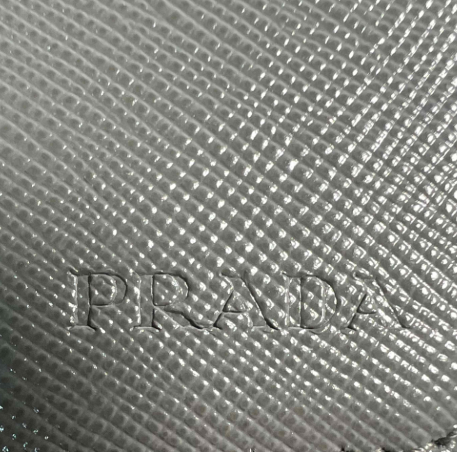 Grey Saffiano Leather Zip-Around Long Wallet W23533