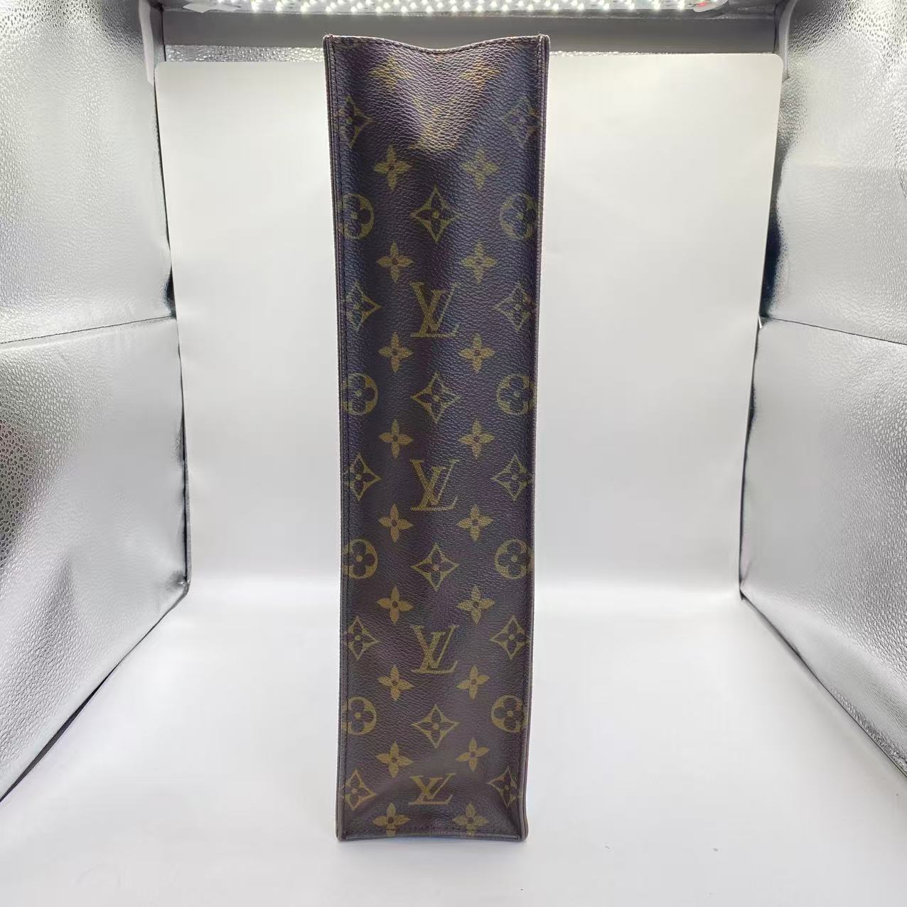 LV Sac Plat Bag Monogram Canvas