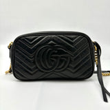 GG Marmont Shoulder Bag Matelasse Leather Small