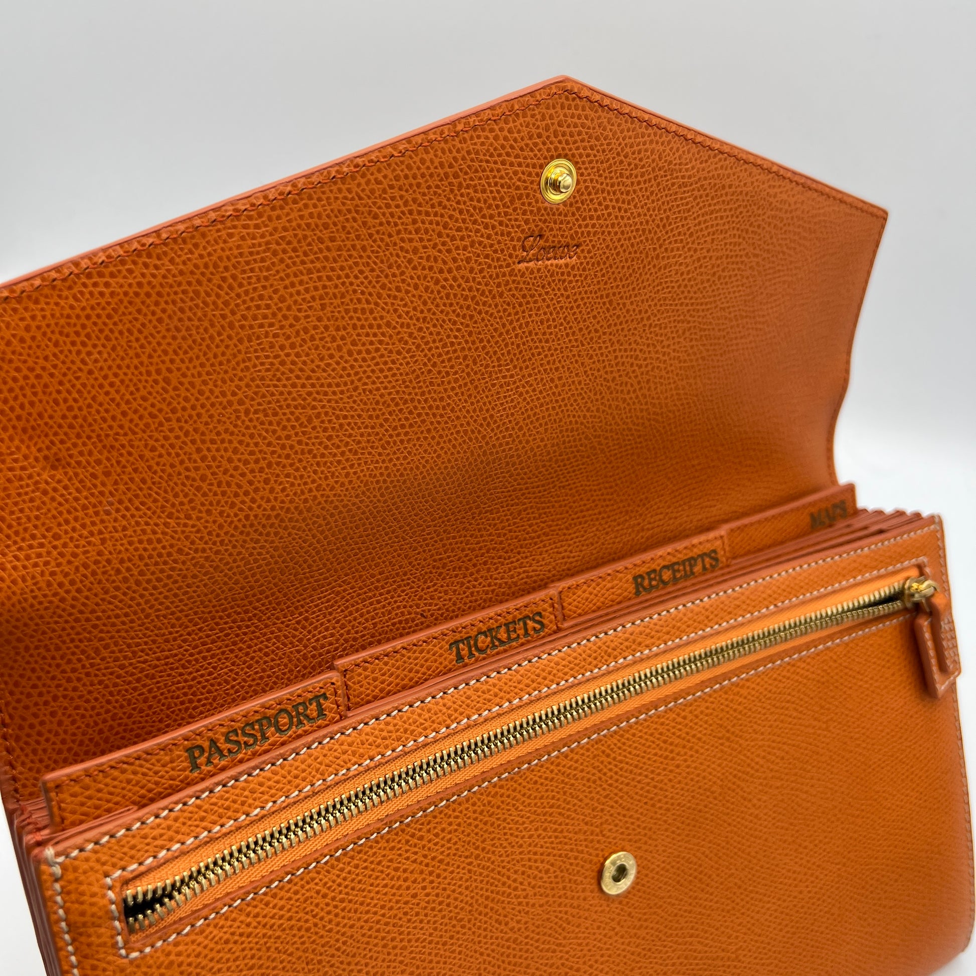 Travel Wallet Orange