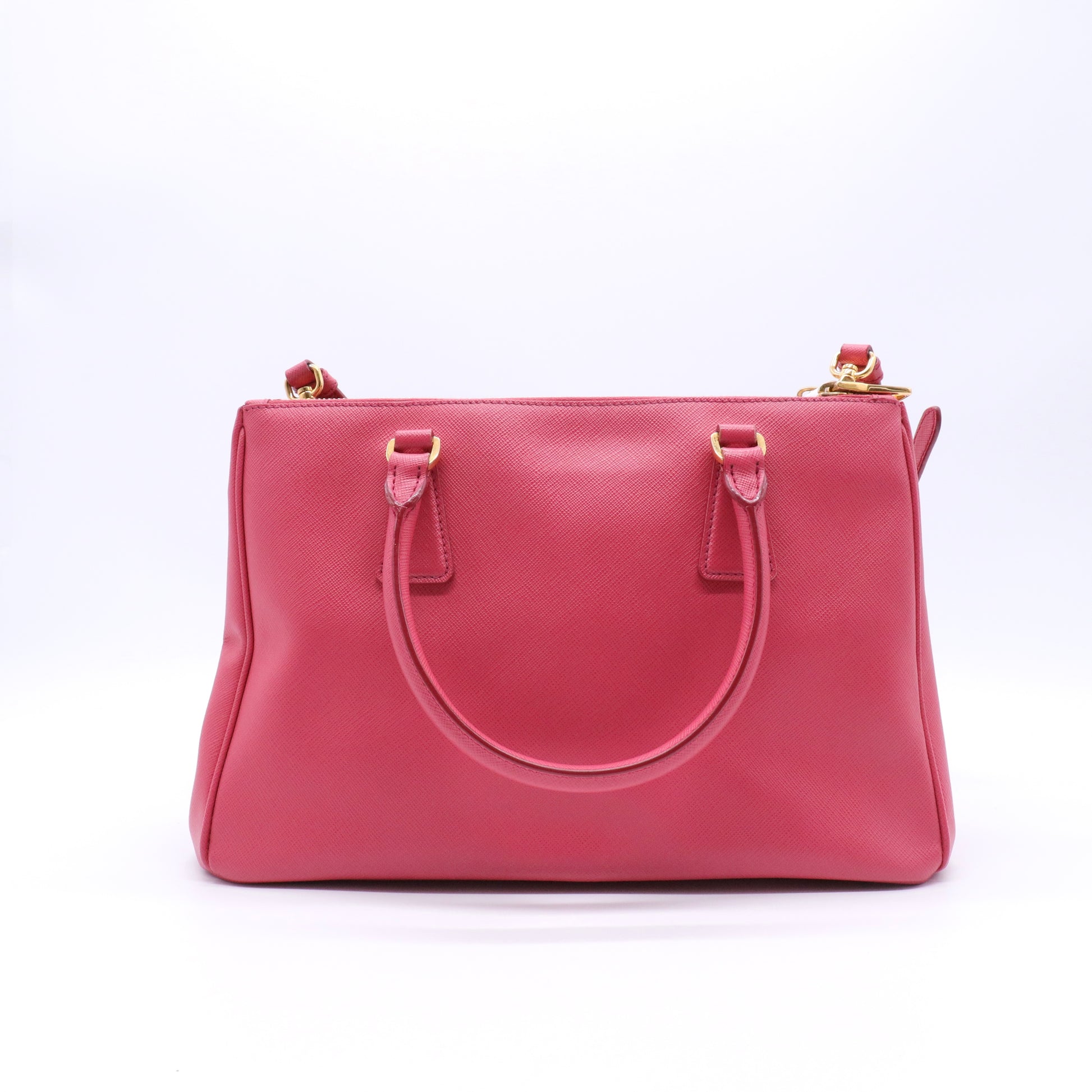 Double Zip Lux Tote Saffiano Leather Medium Twins