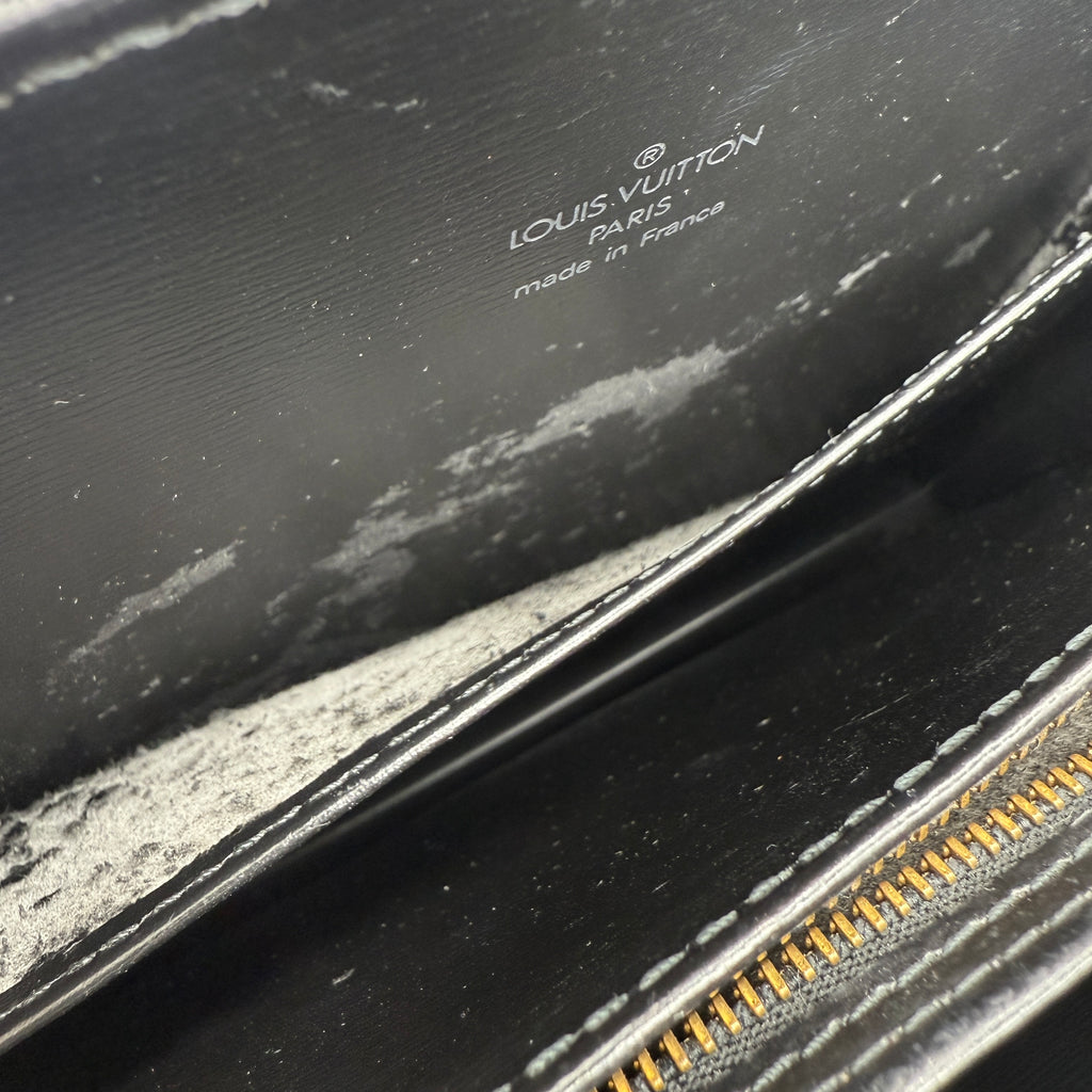 Epi Capuchin Shoulder Bag Black Vintage