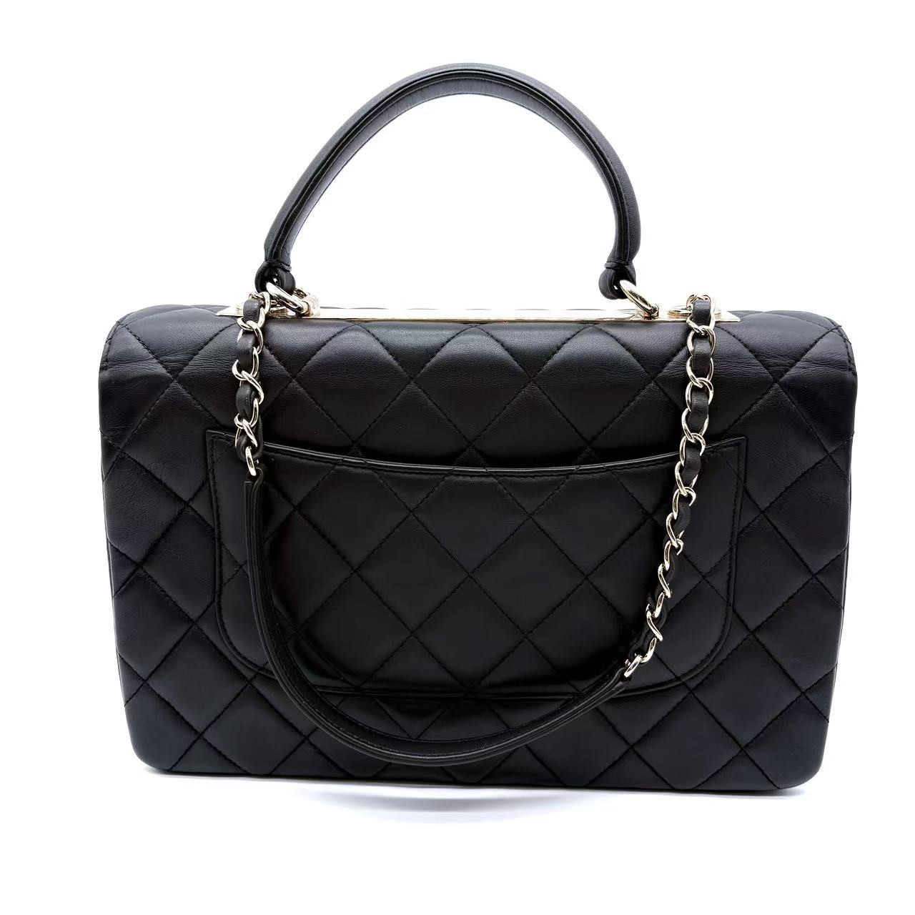 Trendy CC Flap Bag Quilted Lambskin Medium