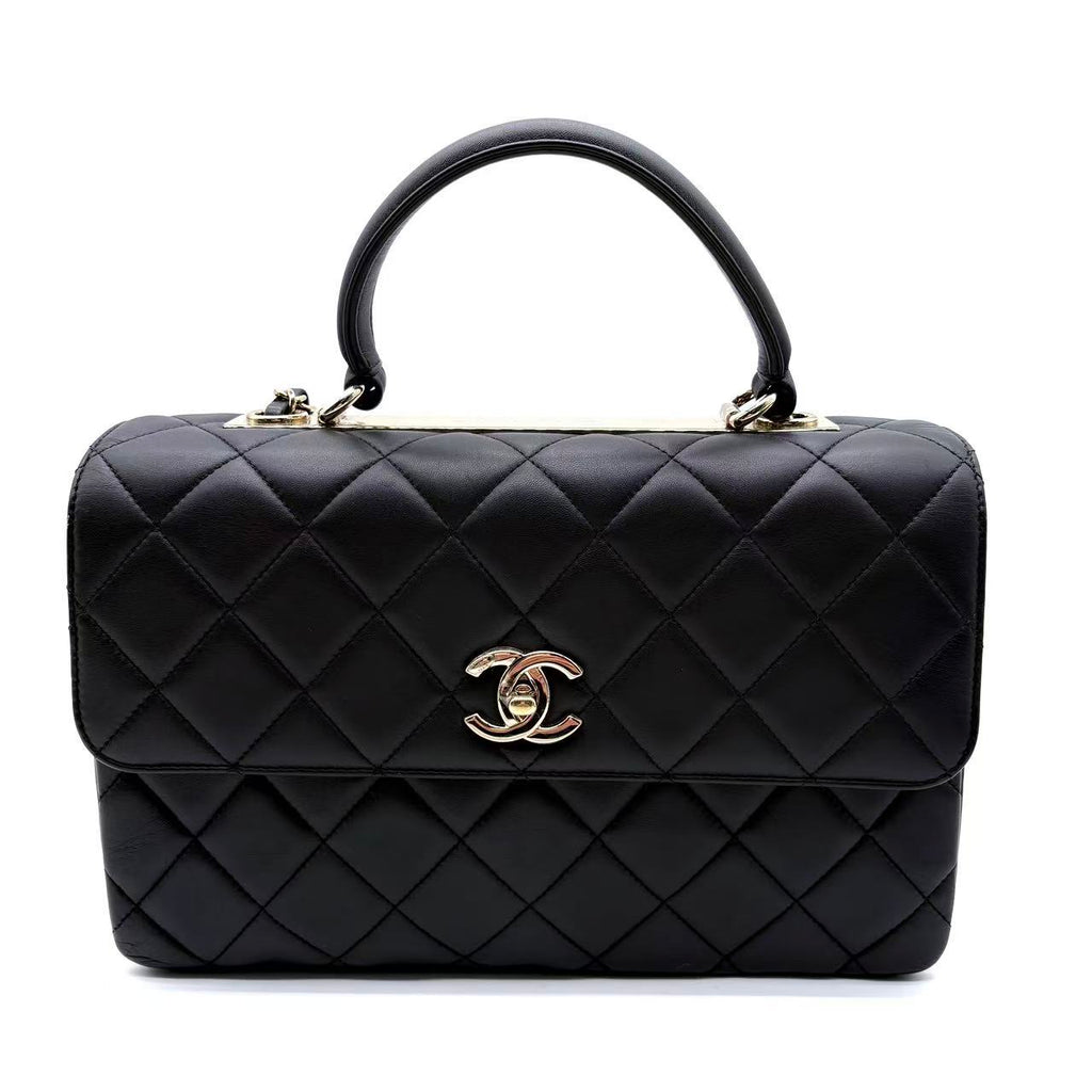 Trendy CC Flap Bag Quilted Lambskin Medium