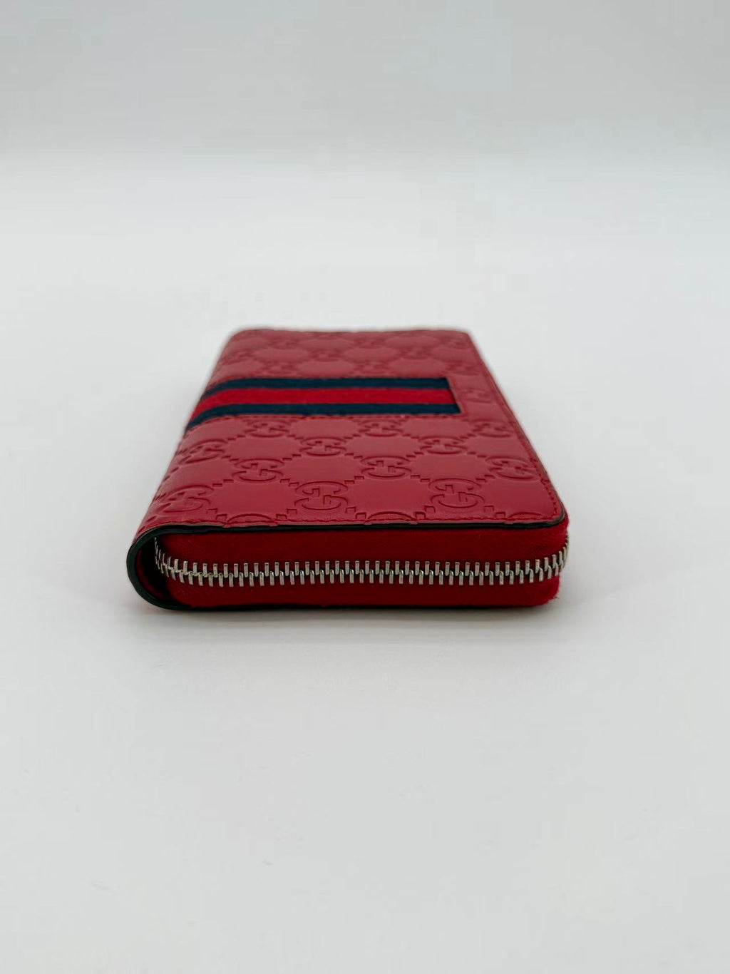 Guccissima Continental Web Zip Wallet