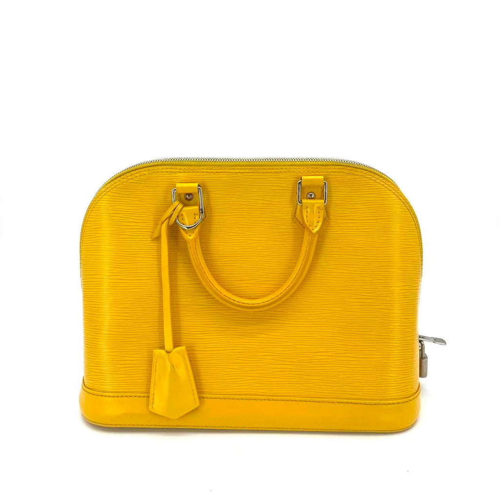 Citron Epi Leather Alma PM Bag