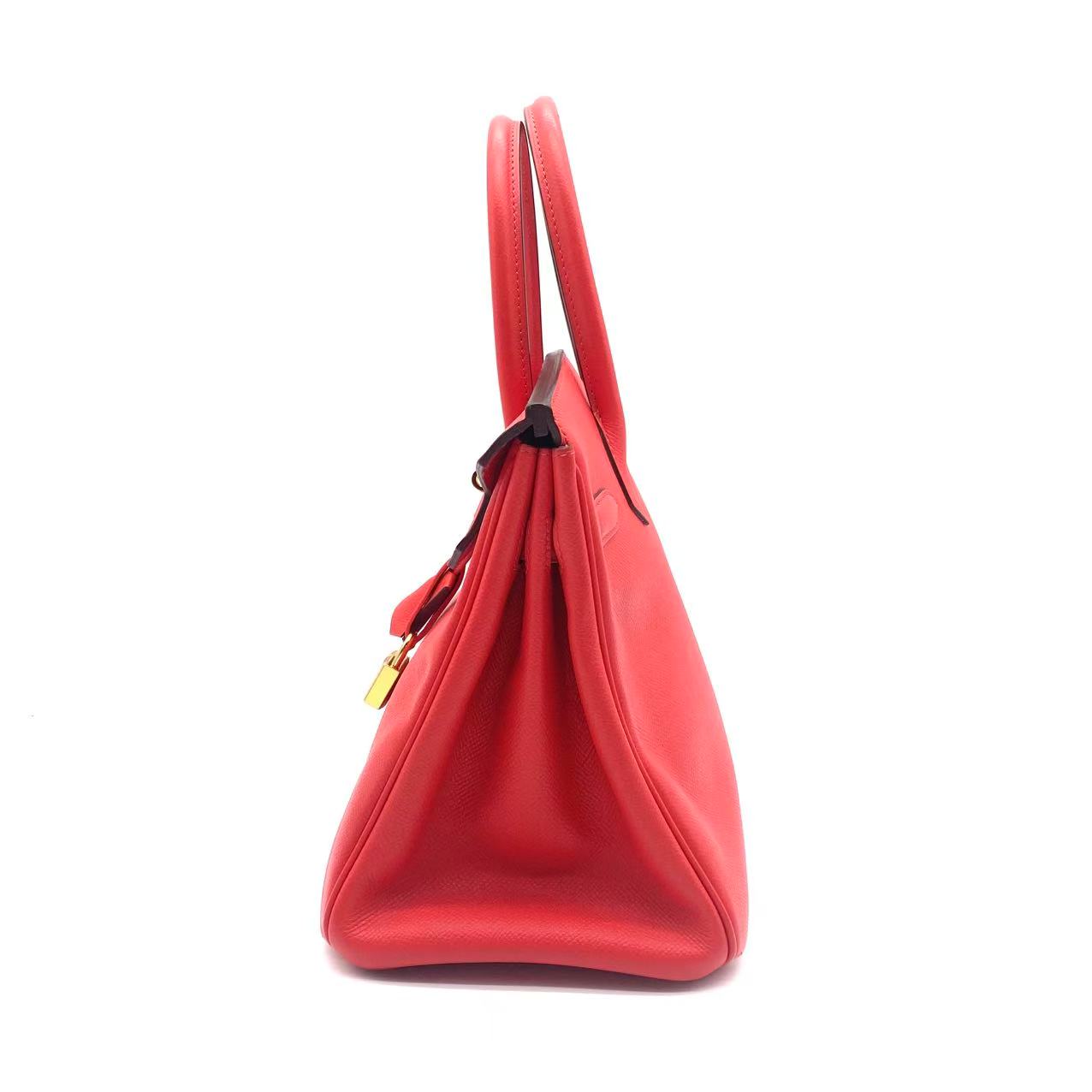 Birkin 30 epsom Rouge Casaque Gold Hardware
