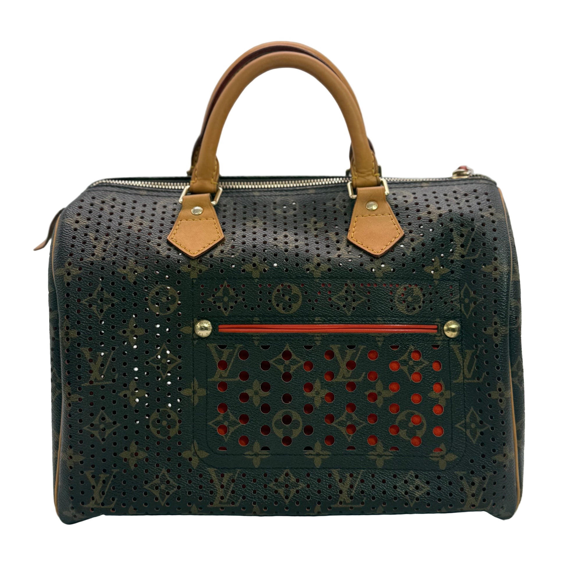 Speedy Handbag Perforated Monogram Canvas 30 Twins