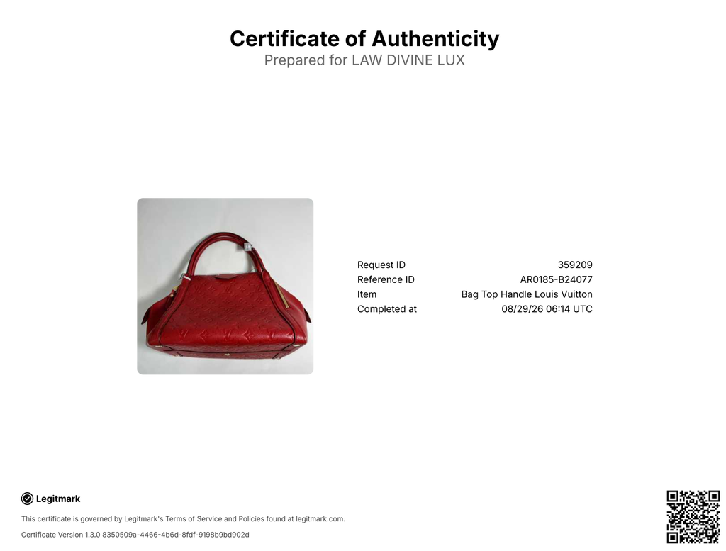 Marais Handbag Monogram Empreinte Leather MM Twins B24077
