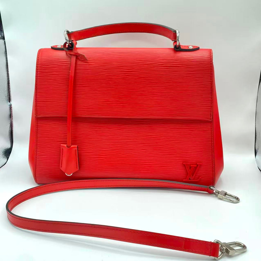 Louis Vuitton Cluny Top Handle Bag Epi Leather MM
