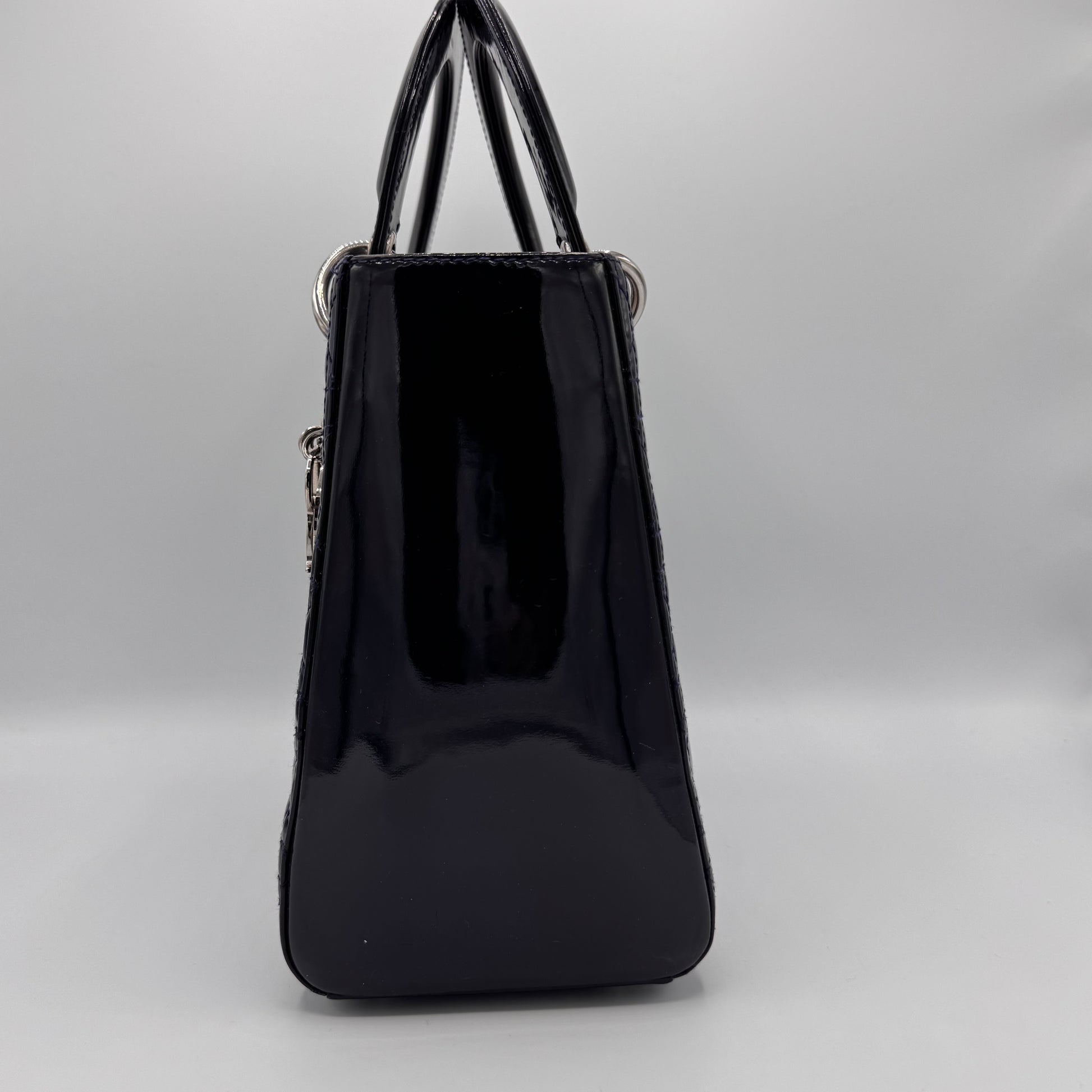 Christian Dior- Lady Dior Handbag Patent Medium