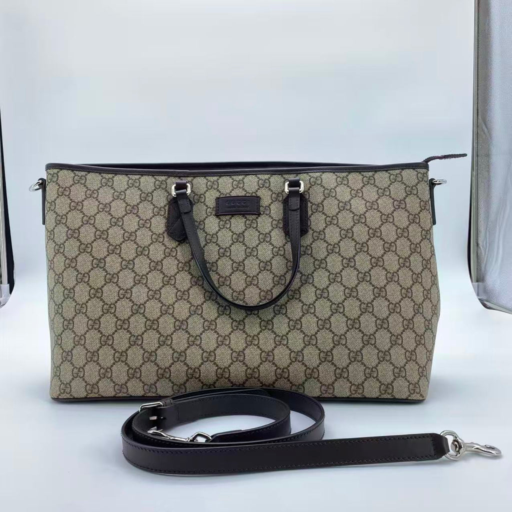 Convertible Tote GG Coated Canvas with Leather Medium