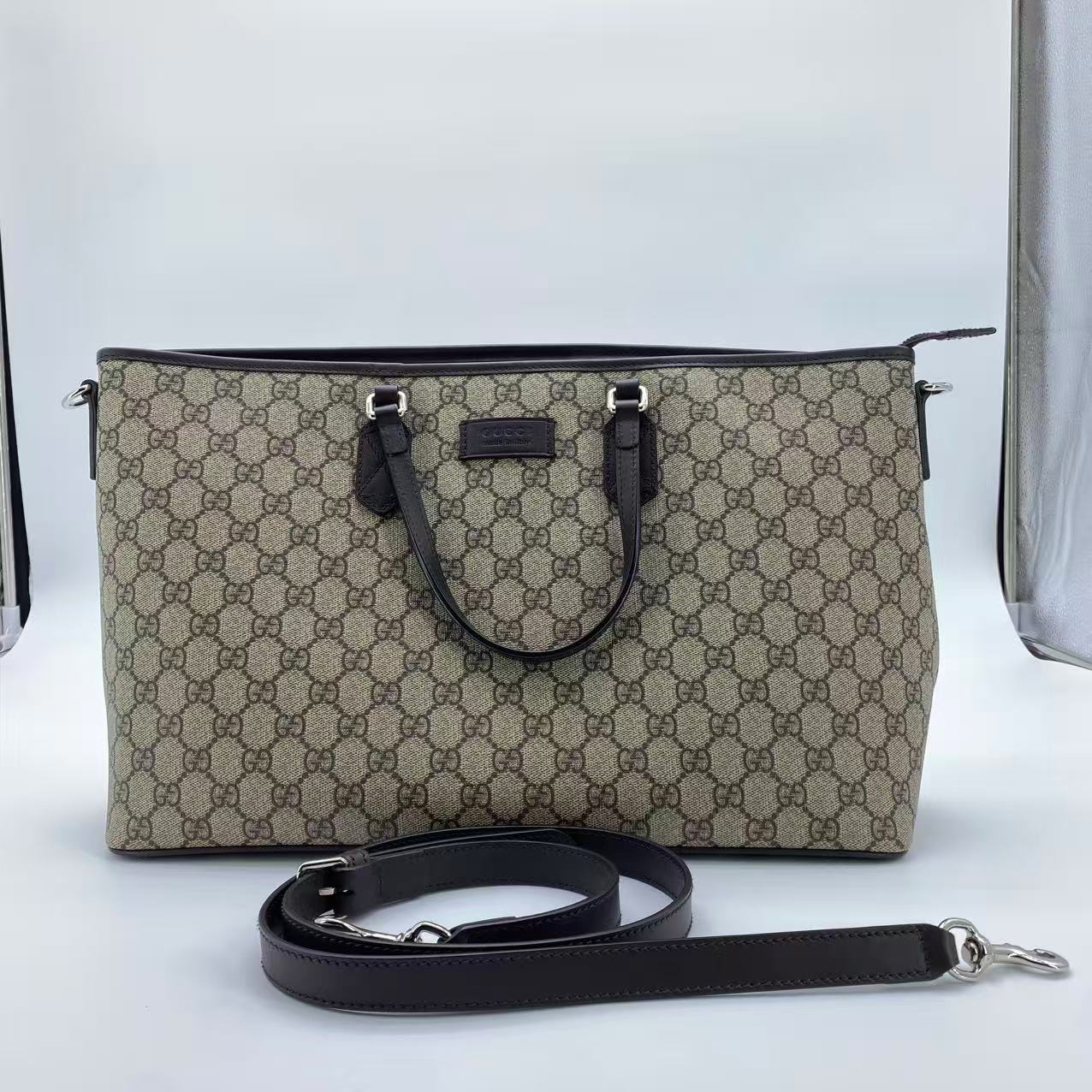 Convertible Tote GG Coated Canvas with Leather Medium