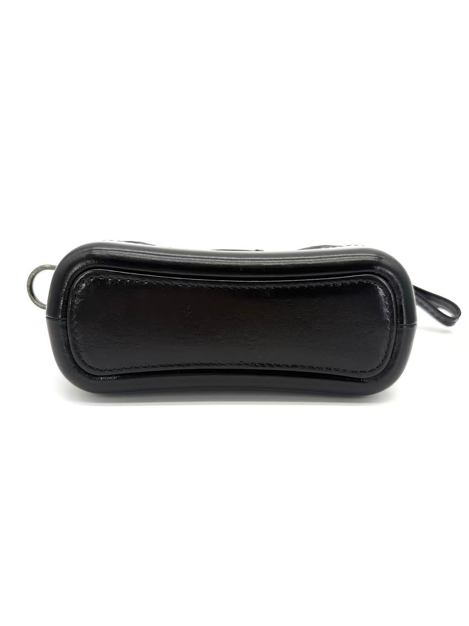 Gabrielle Hobo Chevron Aged Calfskin Small
