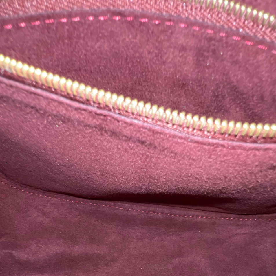 Louis Vuitton Damier Ebene Cuir Taurillon Wight Bag B24474