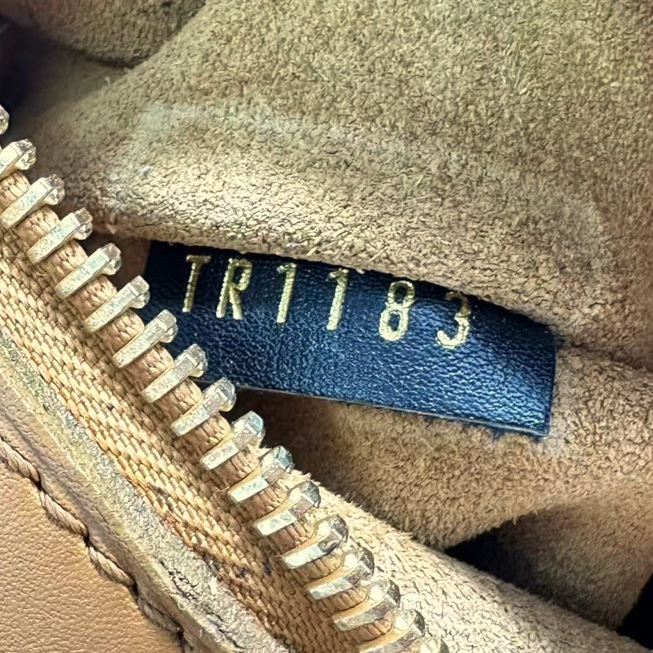 Monogram Cuir Orfevre Tote W PM Noisette twins