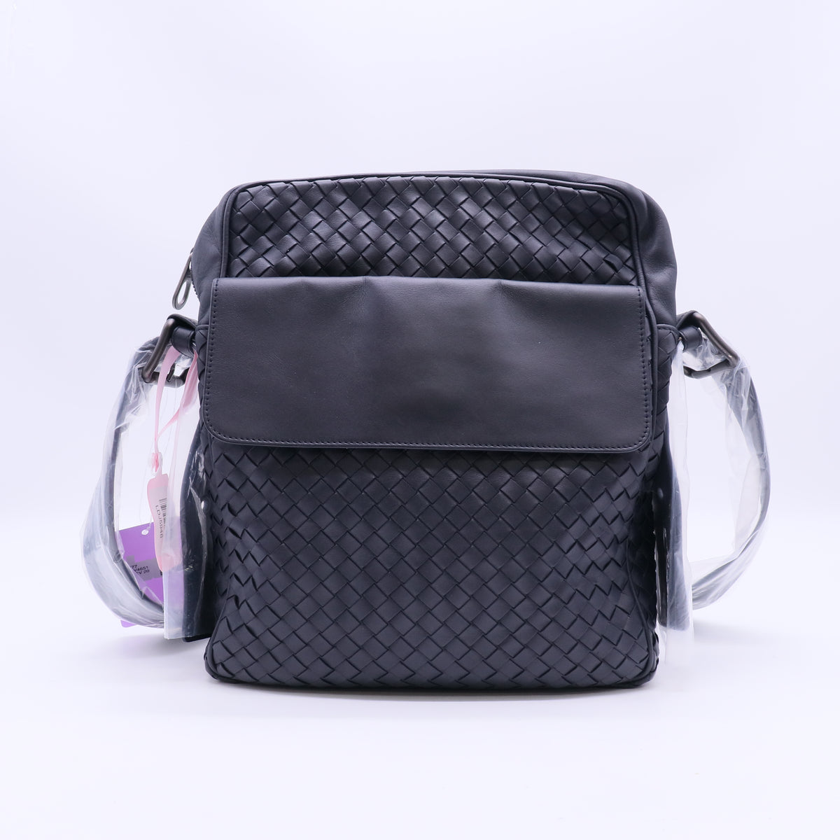 Nappa Intrecciato Front Pocket crossbody bag Twins LDJ5946