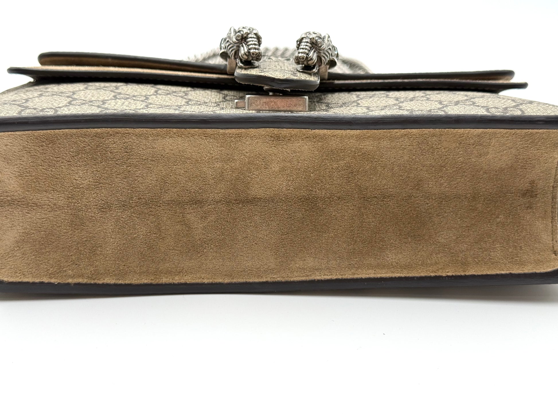 GG Supreme Monogram Dionysus Shoulder Bag Taupe