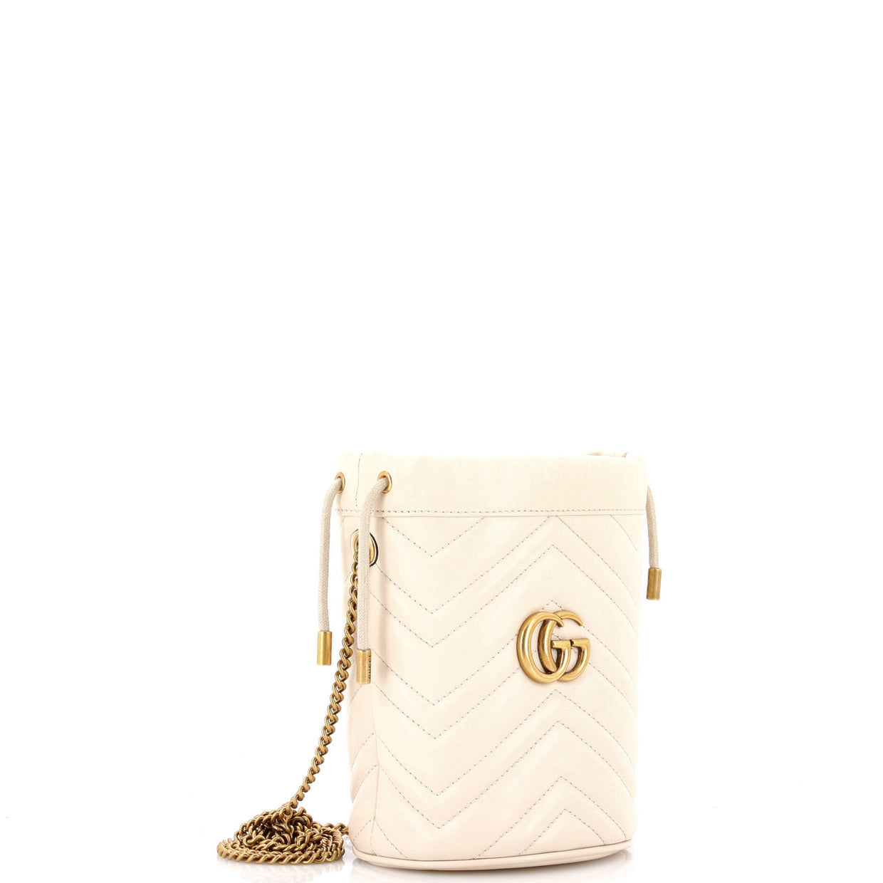 GG Marmont Bucket Bag Matelasse Leather Mini Twins