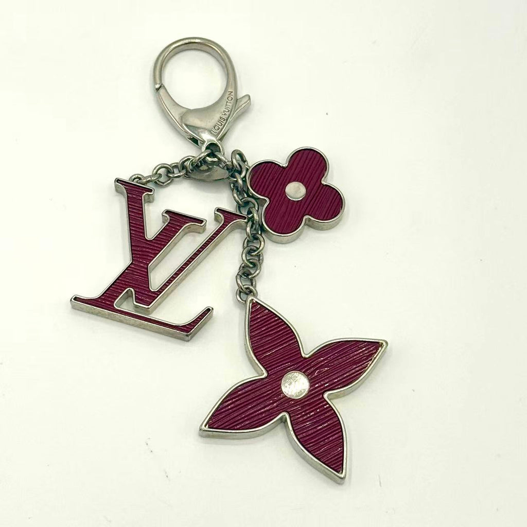 Fleur de Monogram Bag Charm