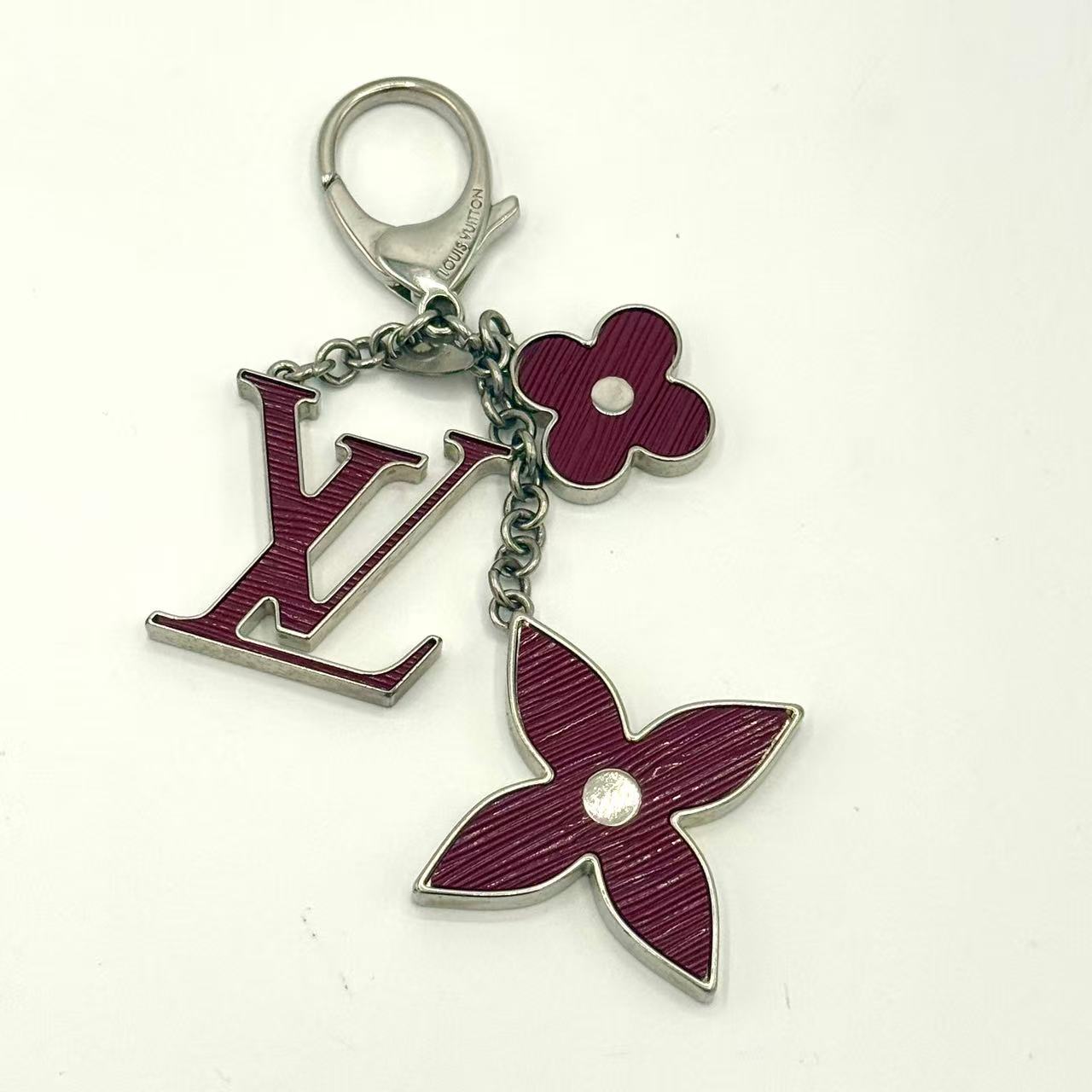 Fleur de Monogram Bag Charm