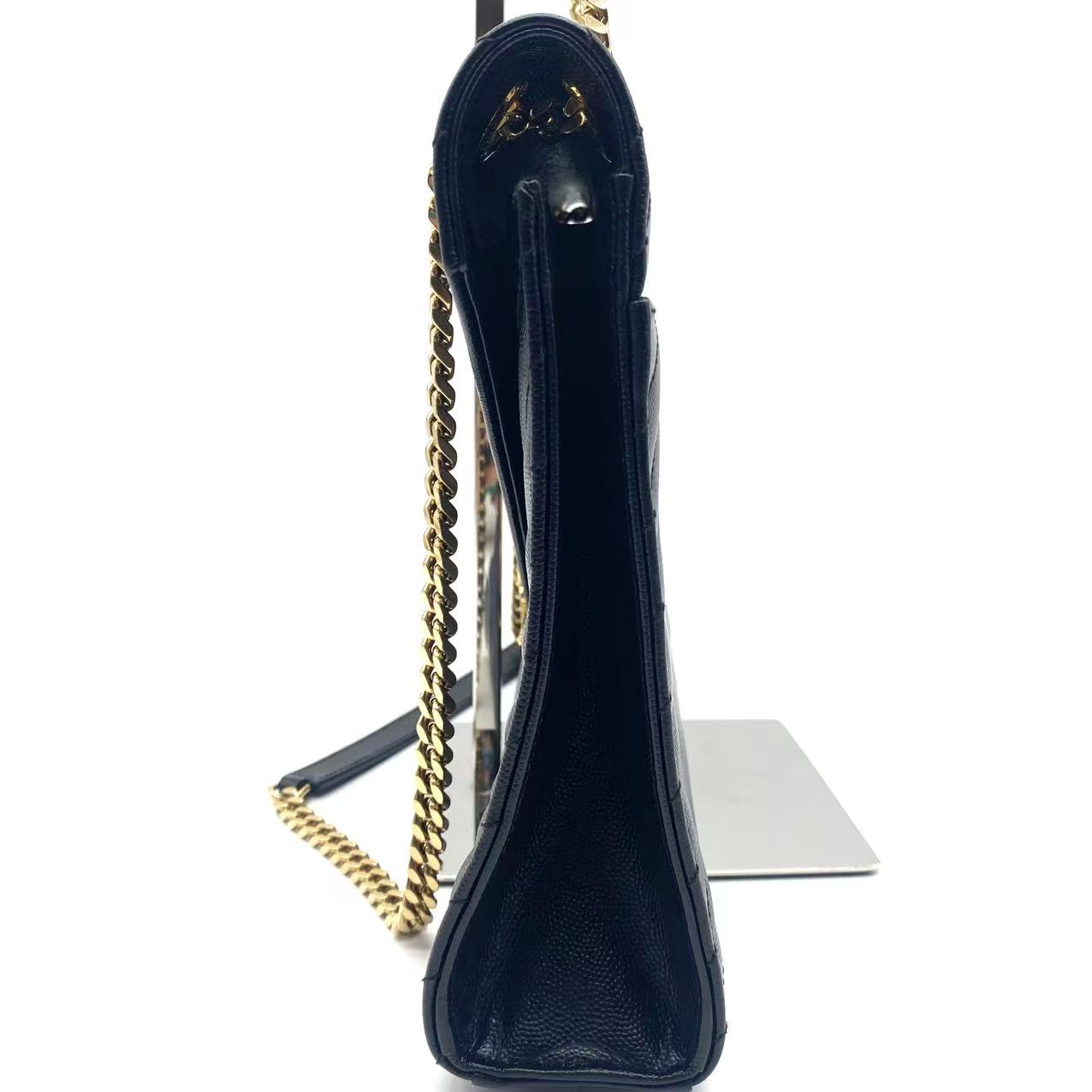 Leather Envelope Large Black