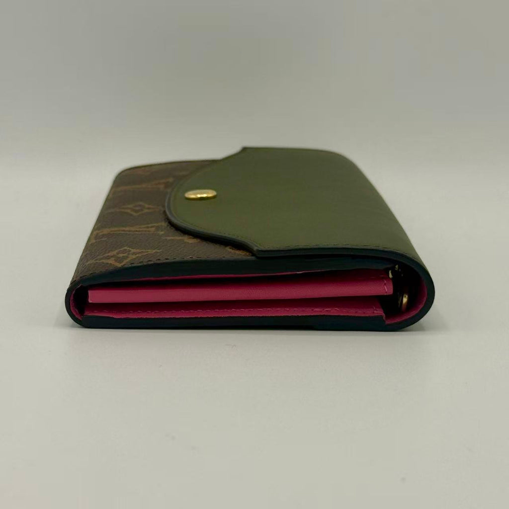 Sarah Tuileries Wallet Monogram Canvas and Leather