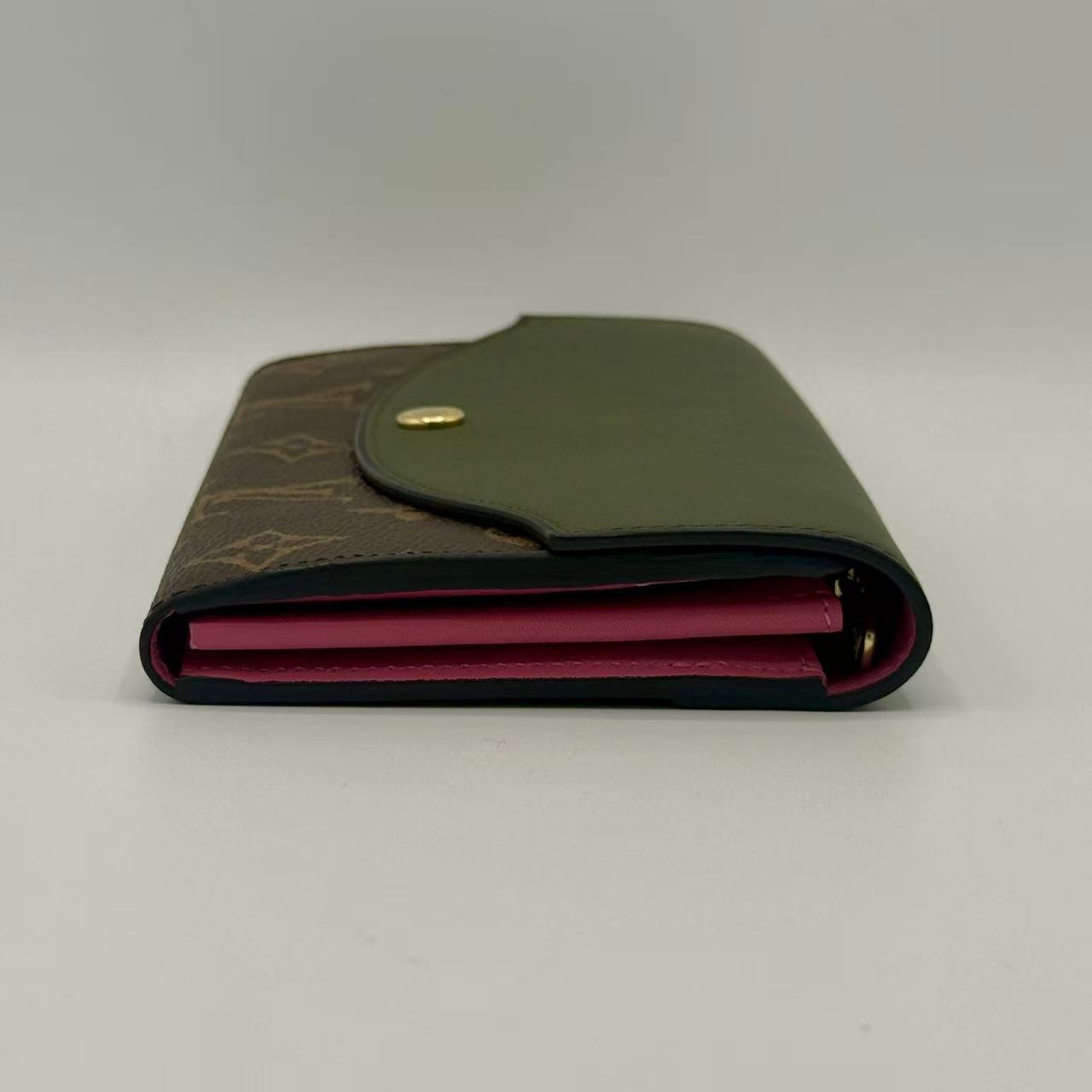 Sarah Tuileries Wallet Monogram Canvas and Leather
