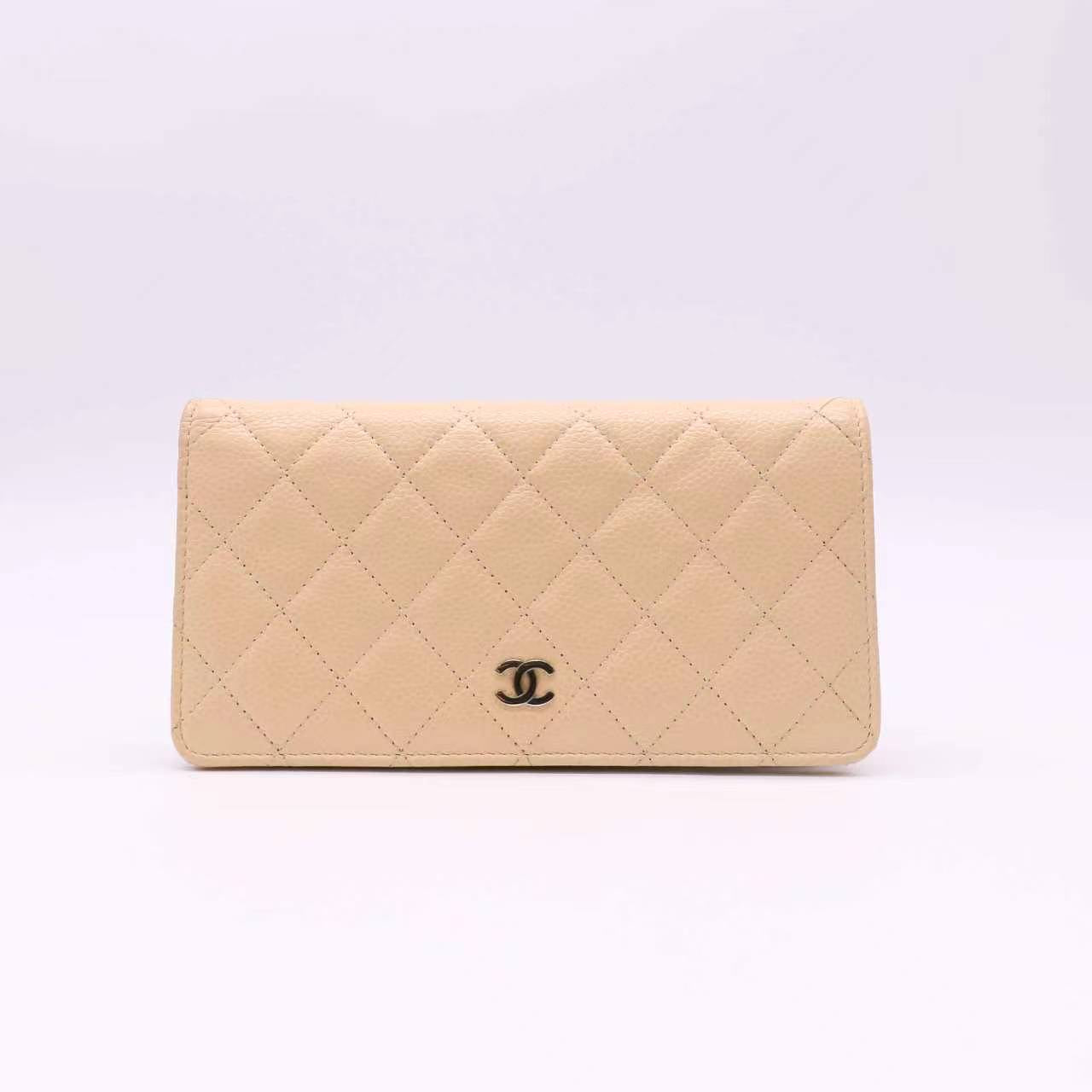 Chanel Caviar Quilted Classic Long Flap Wallet  twins LDZ635