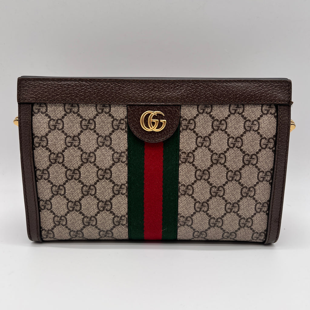Ophidia GG Web Shoulder Bag Small