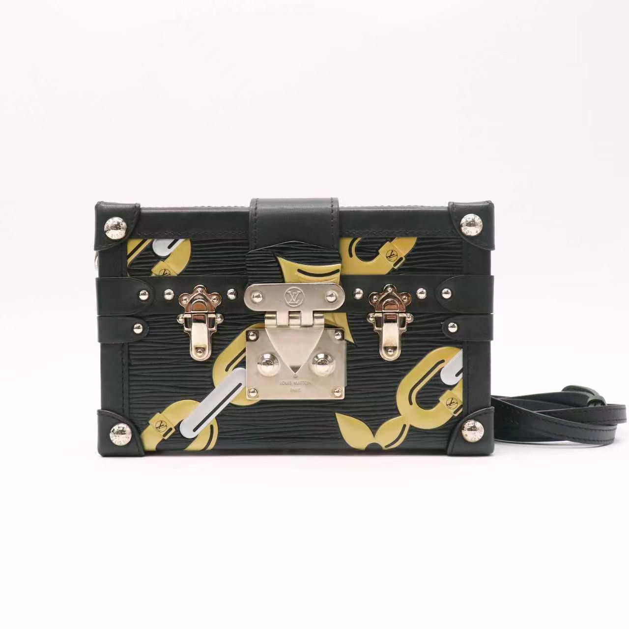 Louis Vuitton Epi Chain Flower Petite Malle Twins LDJ5357