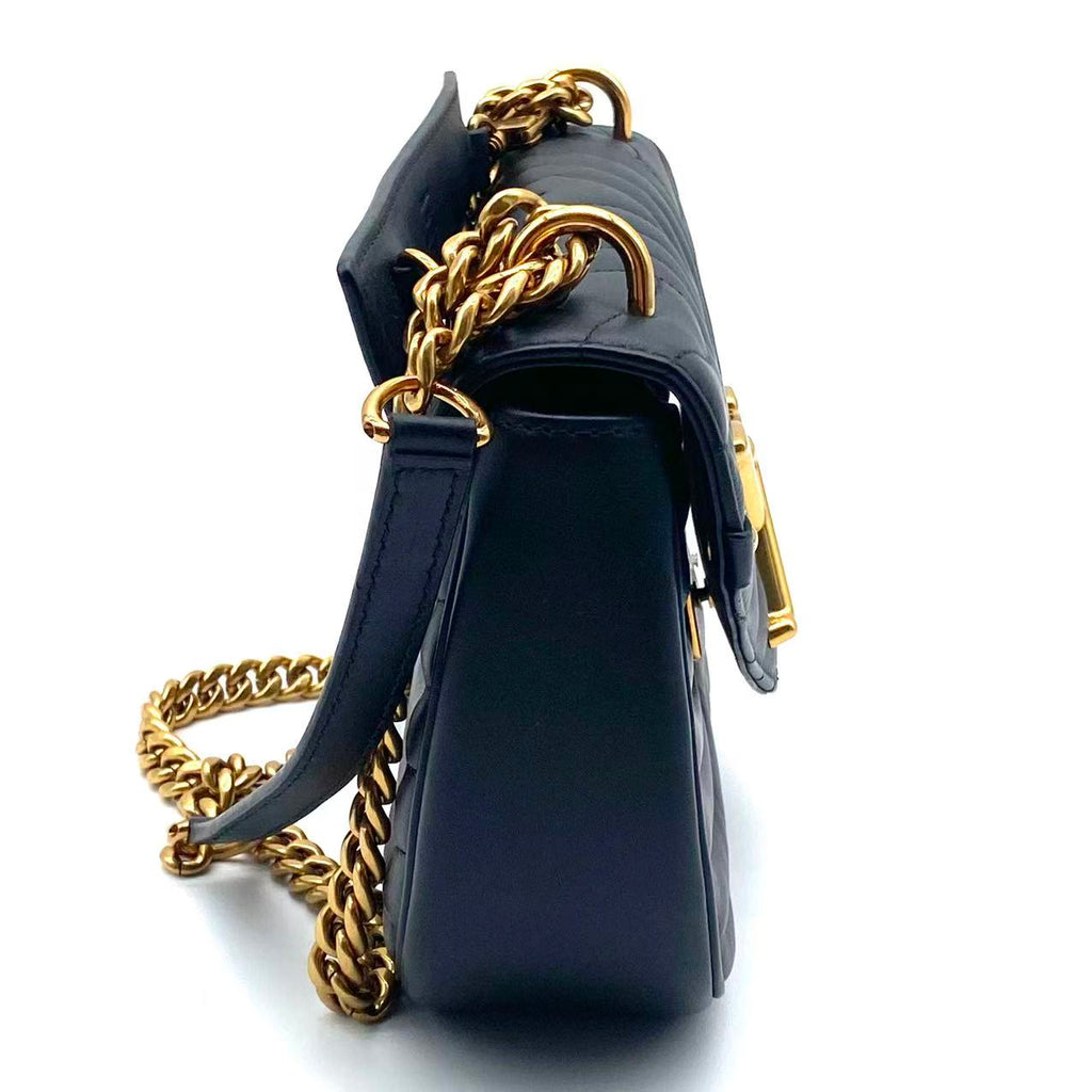 Calfskin New Wave Chain PM Black