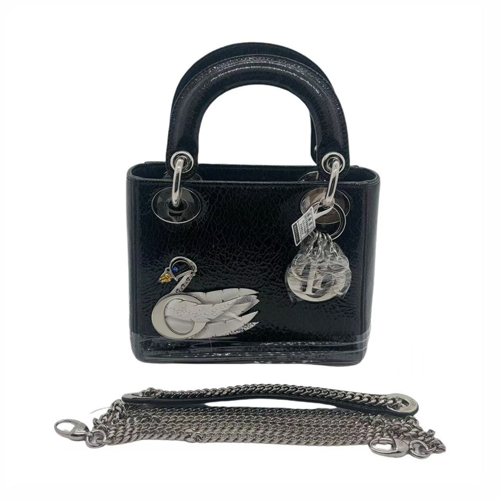 Mini Jeweled Swan Lady Dior