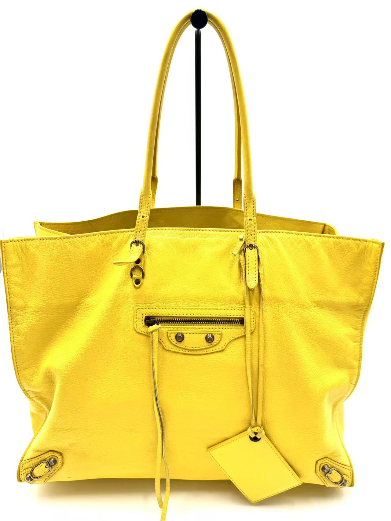 Papier B4 Zip Around Classic Studs Bag Leather