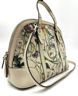 Gucci Nice Top Handle Bag Flora Coated Canvas Small