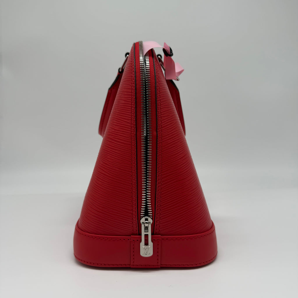 Alma Handbag Epi Leather MM Twins