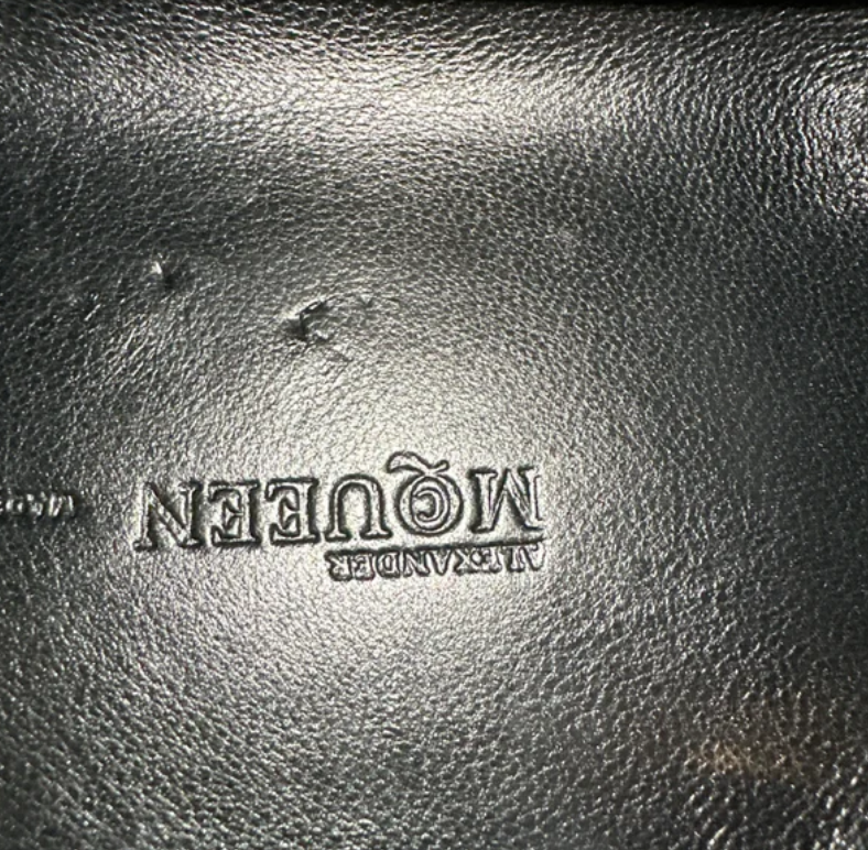 Alexander McQueen Black Evening Clutch B23693