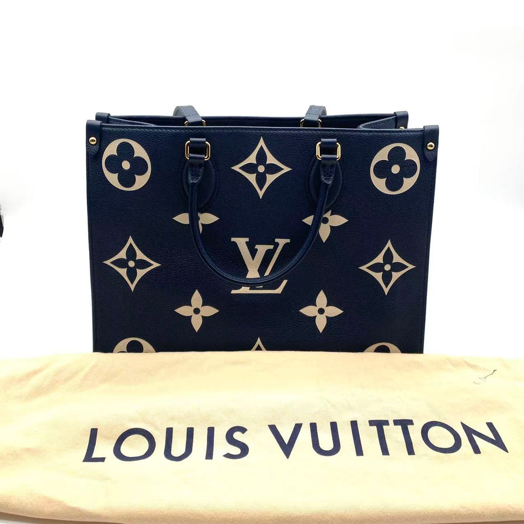 OnTheGo Tote Bicolor Monogram Empreinte Giant MM