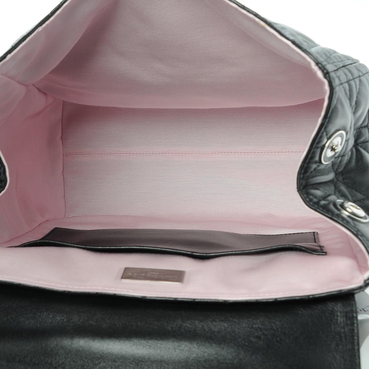 Lambskin Cannage Large Stardust Backpack Black Twins